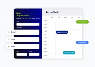 Simulation of ACF Technologies application appointment schedule