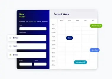 ACF Technologies Event Solution Calendar Screen