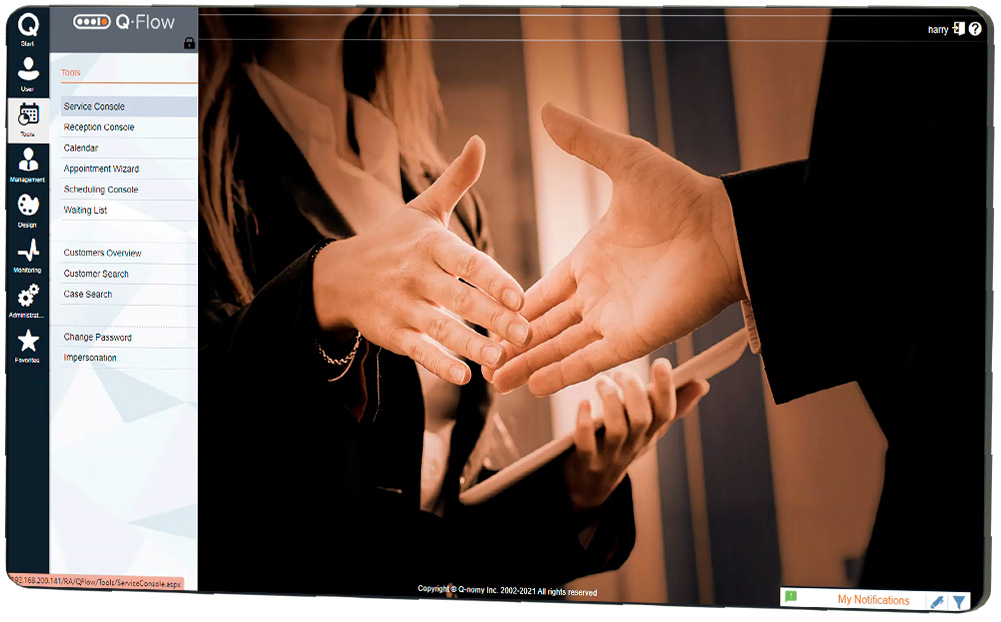ACFTechnologies_Q-Flow_Login_