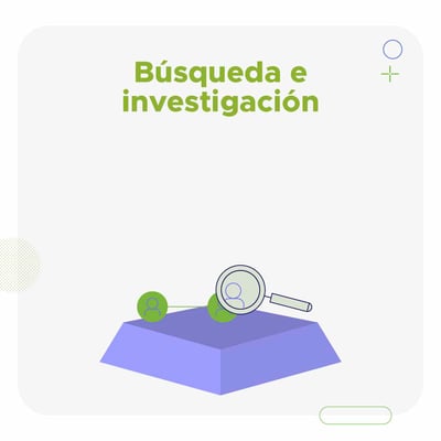 Pirámide de la experiencia del cliente nivel búsqueda e investigación