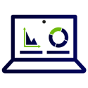 Icono que representa reportes y Datos