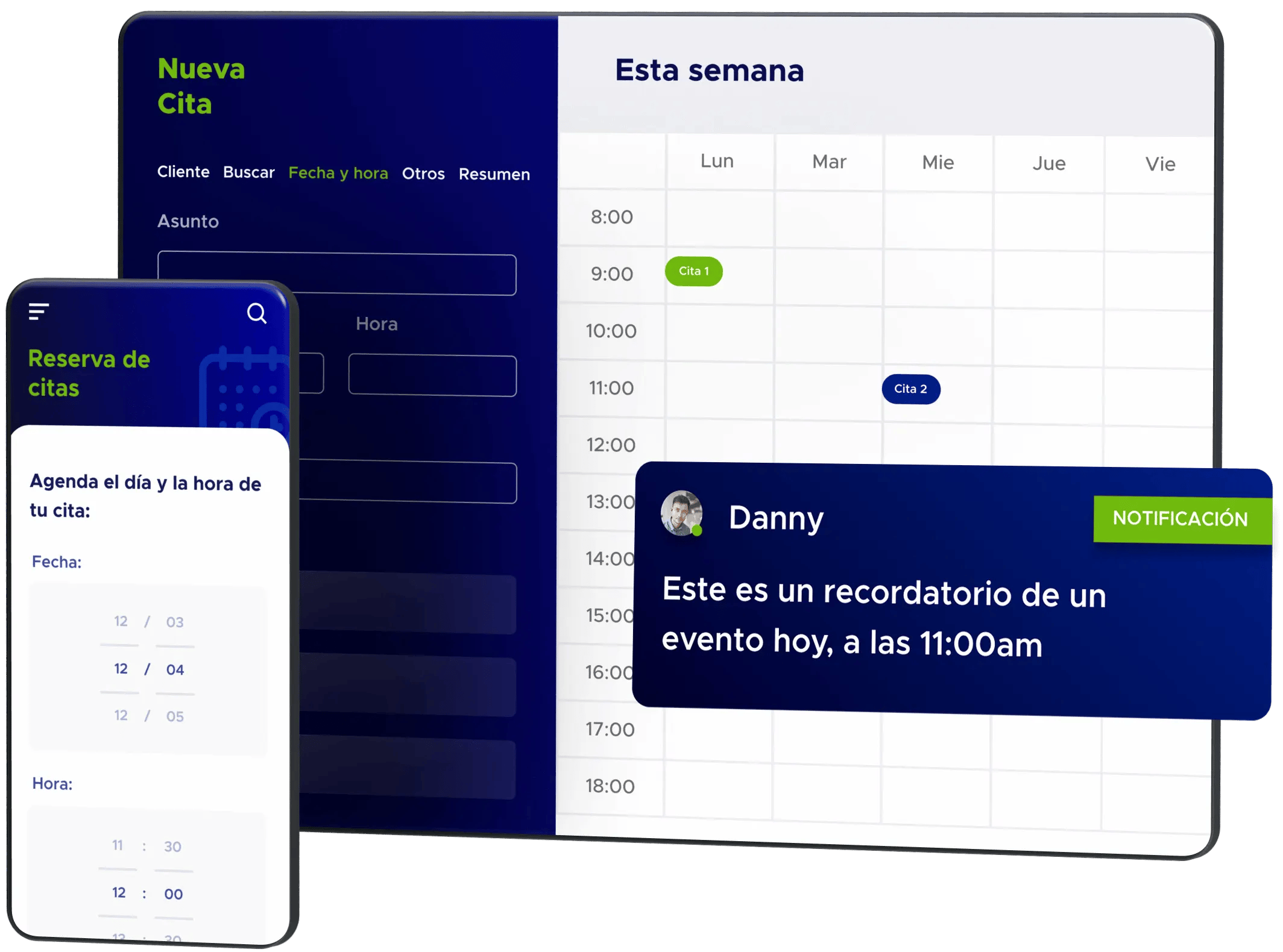 Enviar mensajes automáticos según eventos