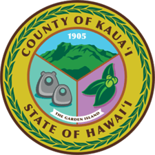 County of Kauai seal representing DMV services.