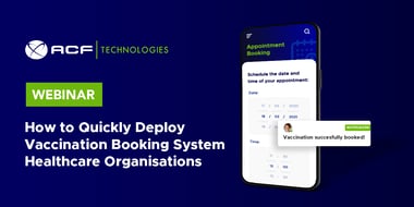 Application in mobile format with vaccine reservation system with zoom in notification of successful reservation
