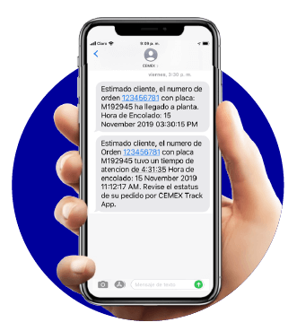 Notificaciones vía SMS