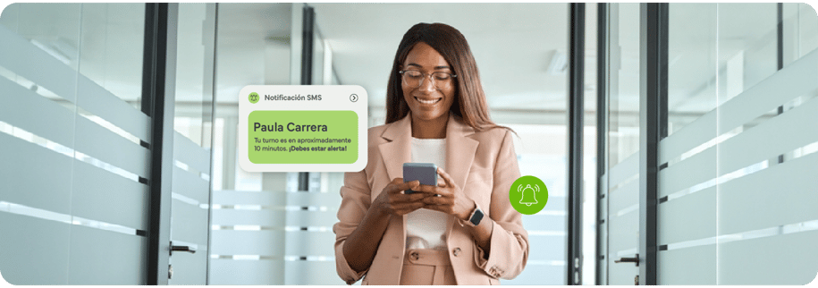 Notificaciones SMS para gestión de citas en oficinas gubernamentales