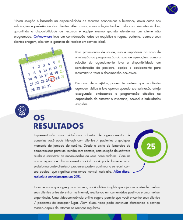 Descubra novas oportunidades com a reserva de compromissos online Q-Anywhere, página 03