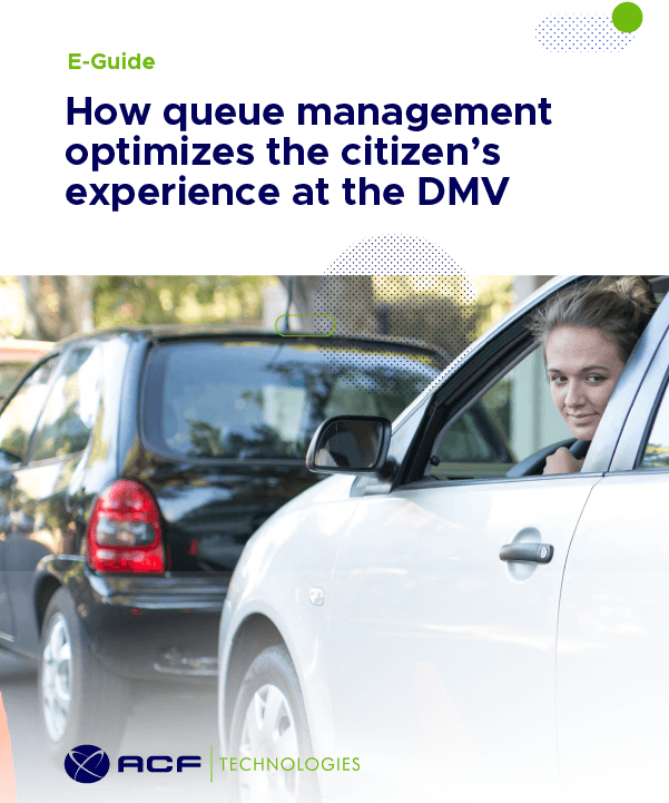 How queue management optimizes the citizen’s experience at the DMV, front page