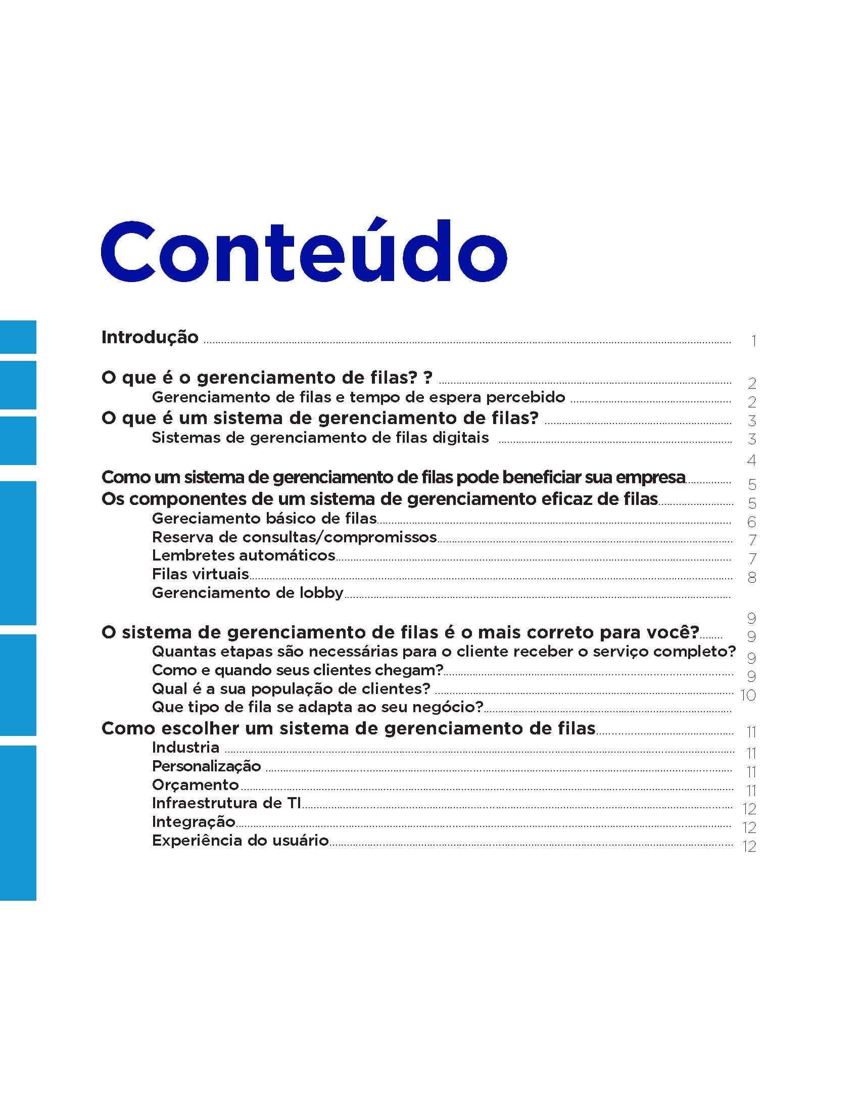 O Guia definitivo para gerenciamento de filas, Contéudo