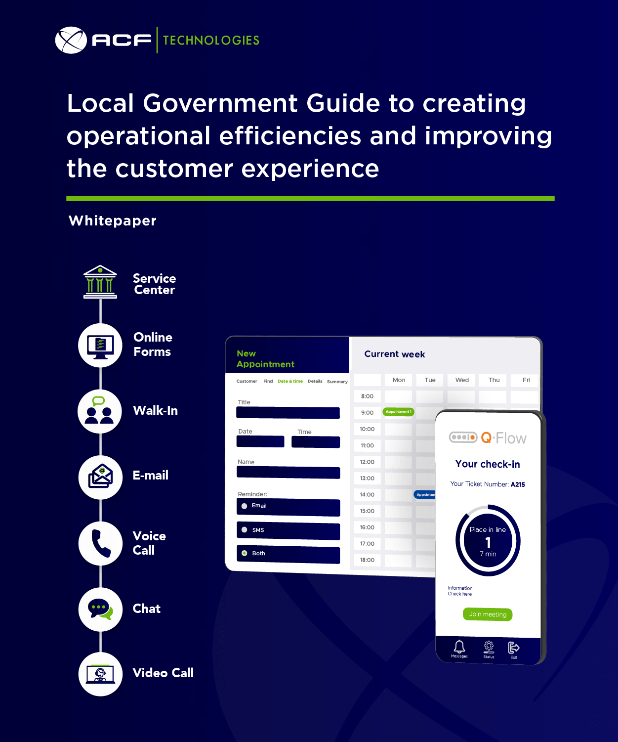 Local Government Guide to creating operational efficiencies and improving CX, front page