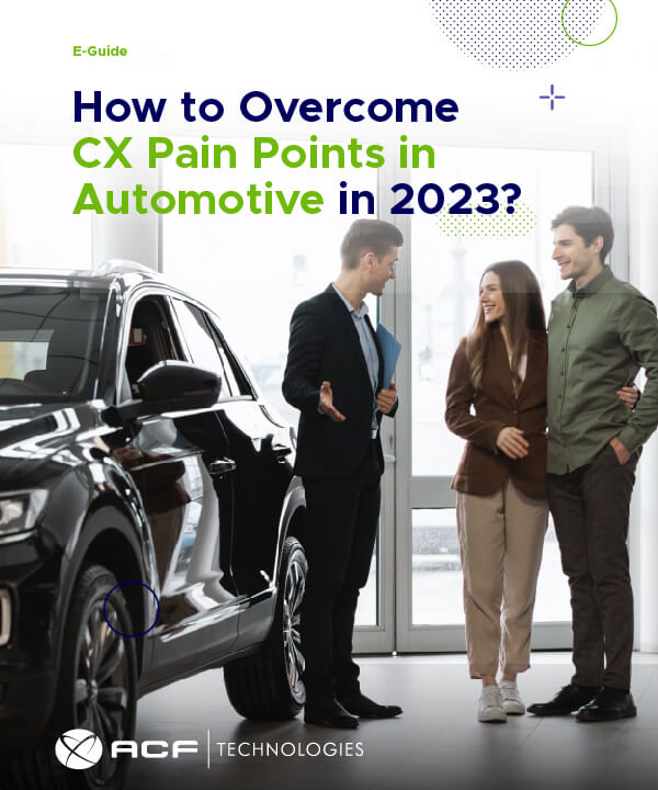 How to Overcome CX Pain Points in Automotive, front page