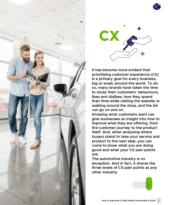 How to Overcome CX Pain Points in Automotive, page 01