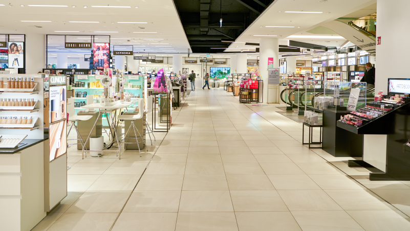 Department store interior 