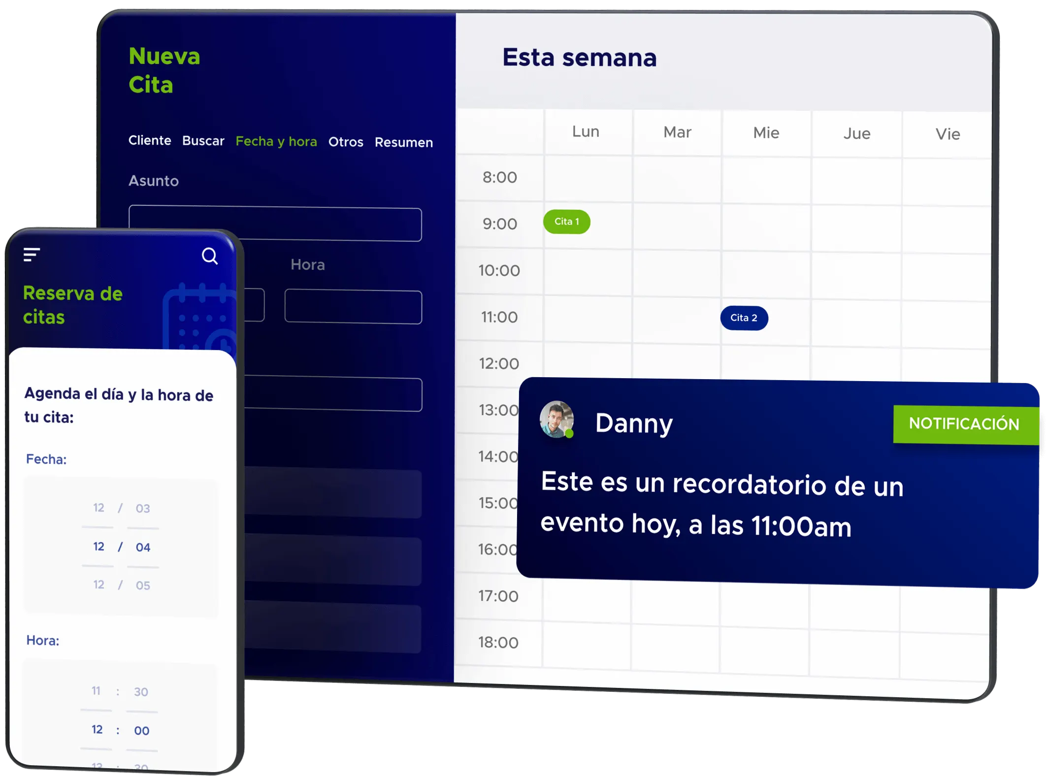 Enviar mensajes automáticos según eventos