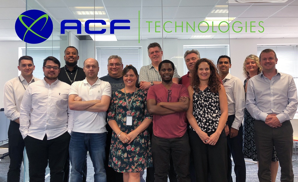 Foto da equipe da Inglaterra da ACF Technologies