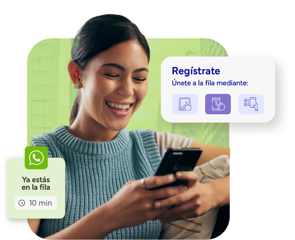 Ciudadano registrando una cita digital para atención en una institución pública