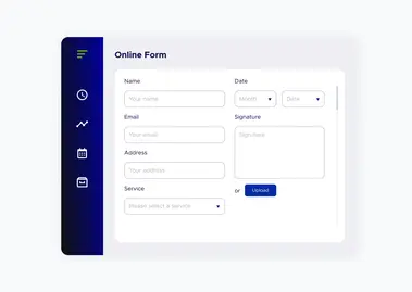 Application Screen ACF Technologies Online Form